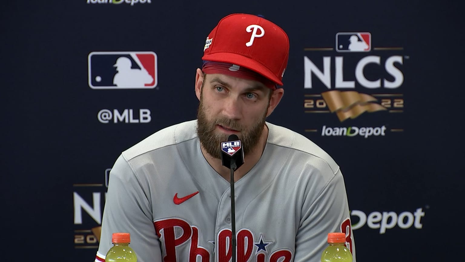 Bryce Harper on mentality going into NLCS Game 1 | 17/10/2022 | Lasmayores.com