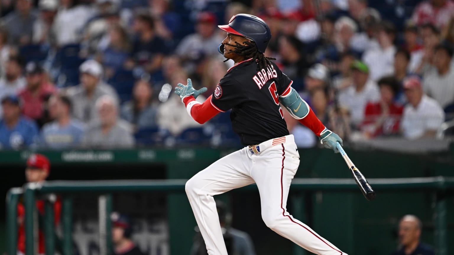 CJ Abrams collects two hits
