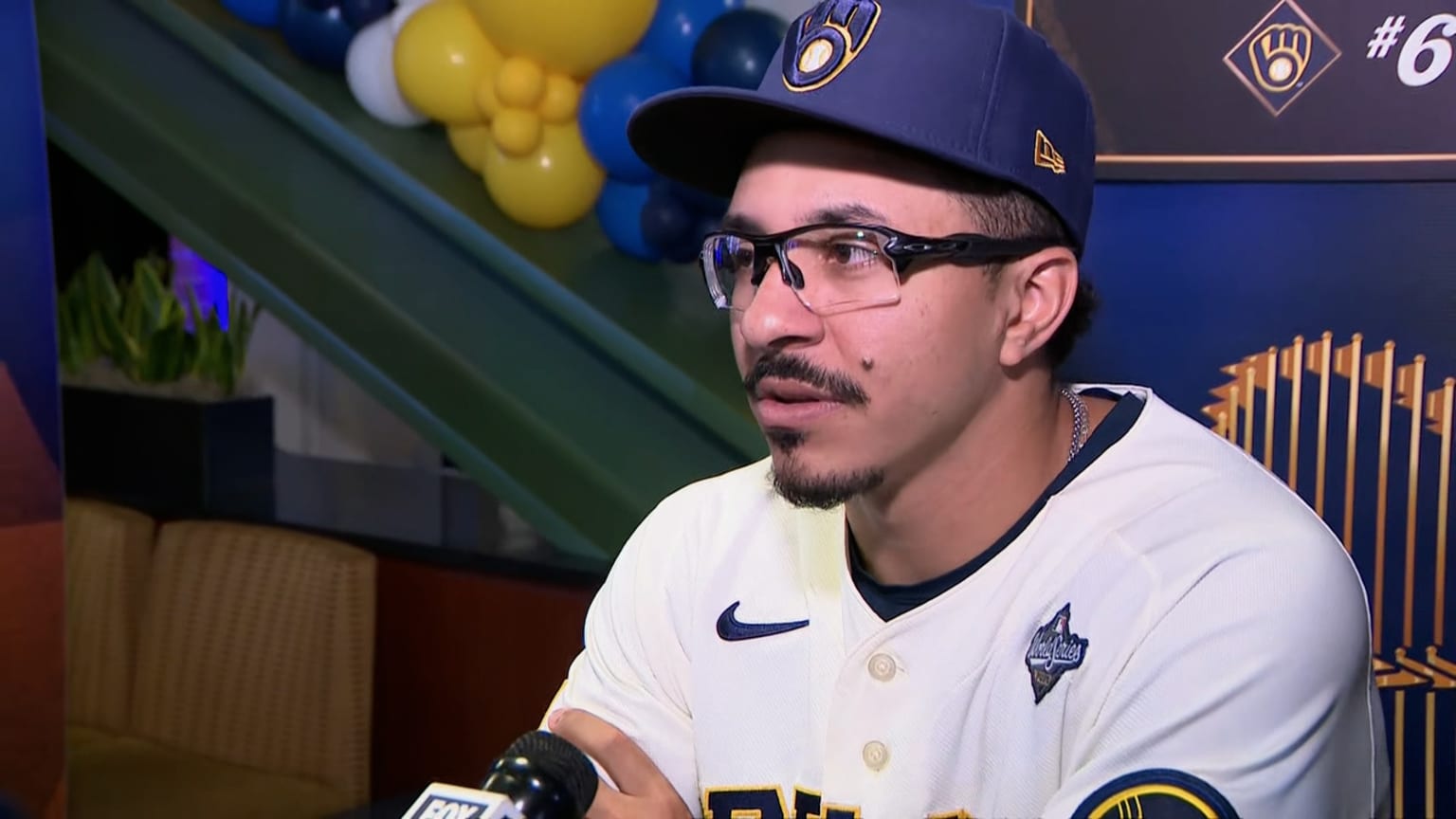 Hamilton on Brewers' roster, World Series mindset | 10/22/2026 ...