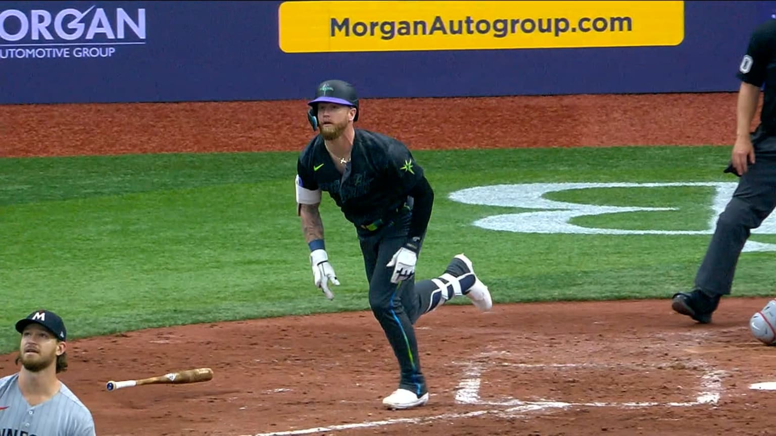 Jake Fraley conecta un jonrón de 2 carreras | 25/04/2026 | Los Rays de ...