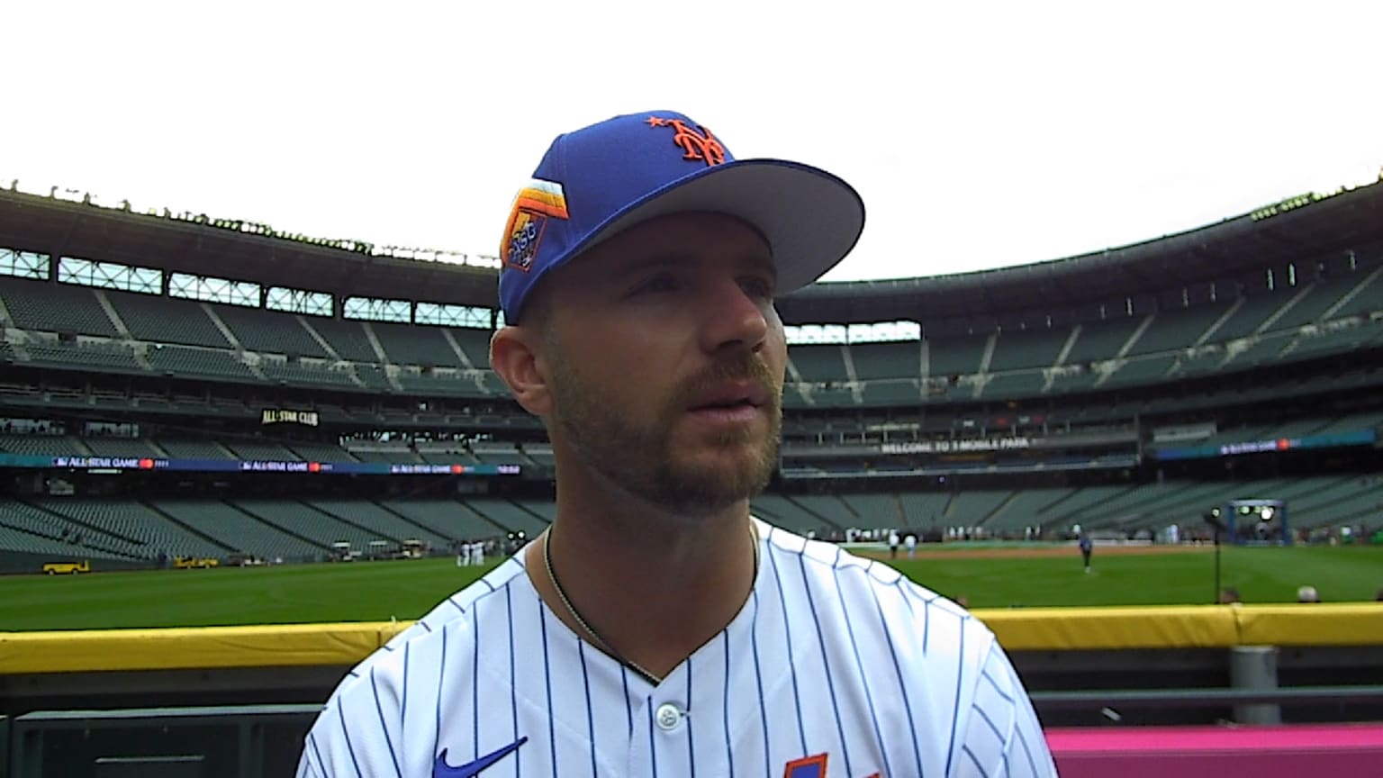 Pete Alonso, MLB NYC Flagship Store Interview