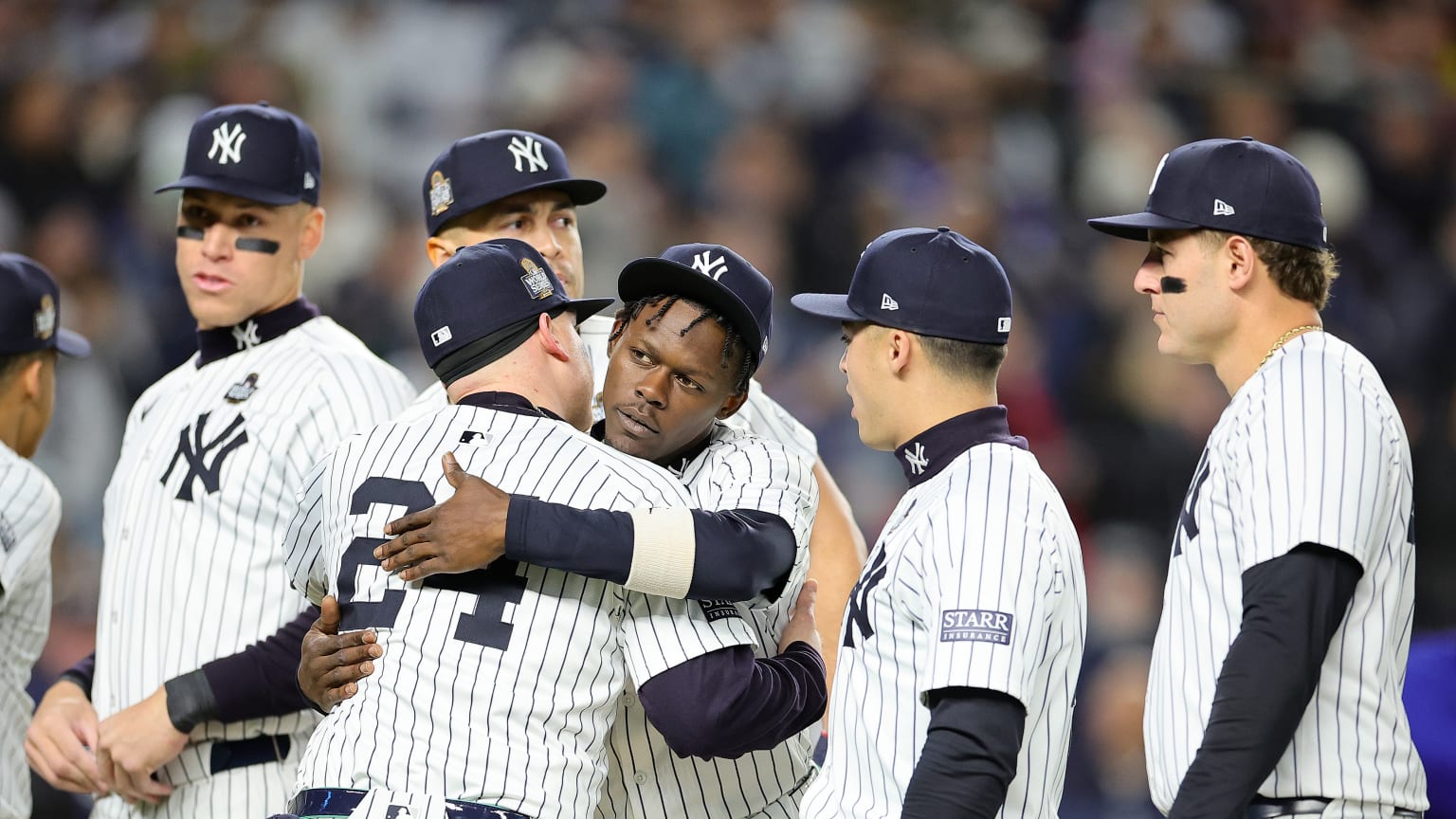 The Yankees' Game 3 lineup is announced 10/28/2024