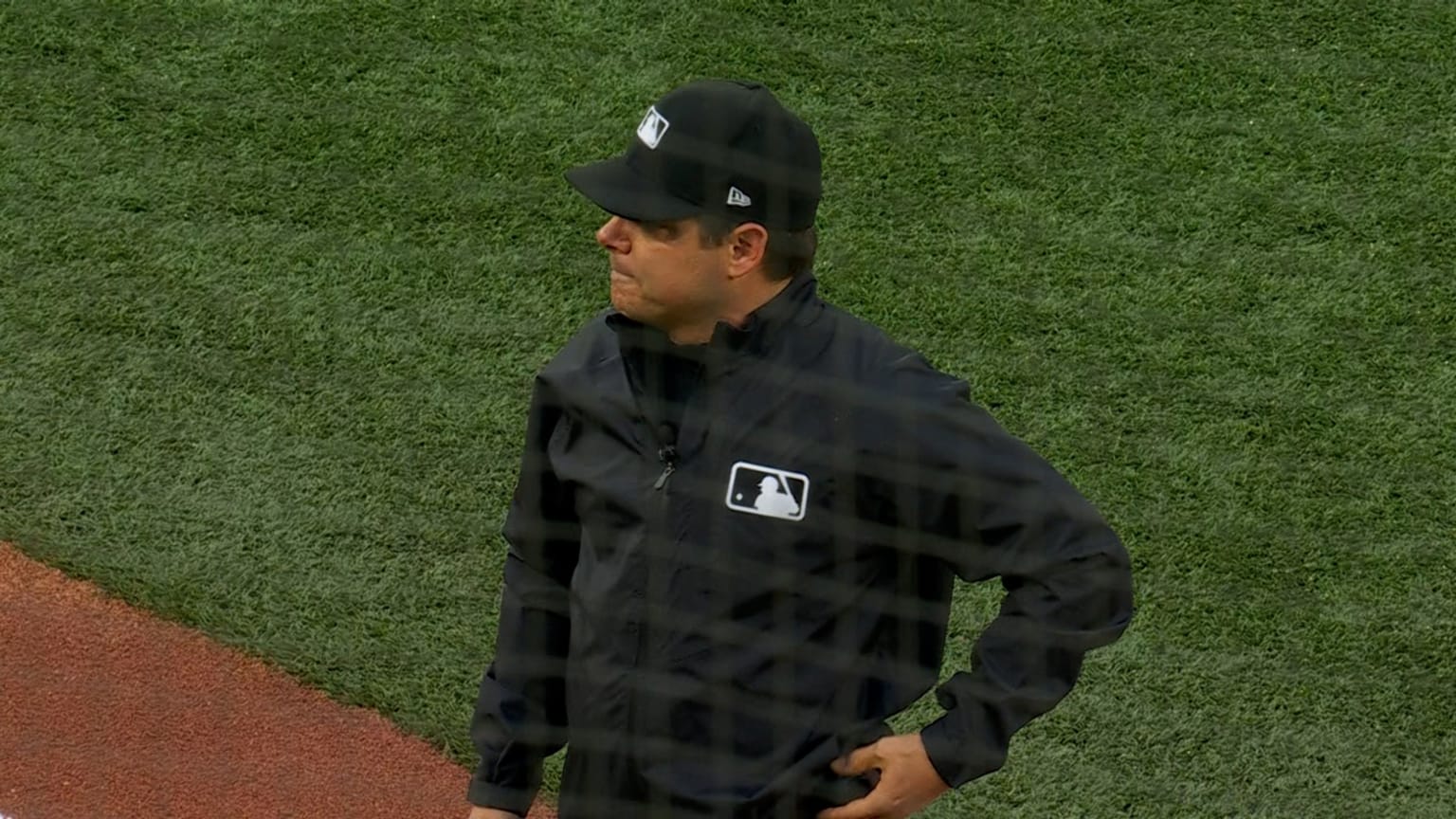 Isiah Kiner Falefa hits foul ball upon review 06/27/2024 Toronto