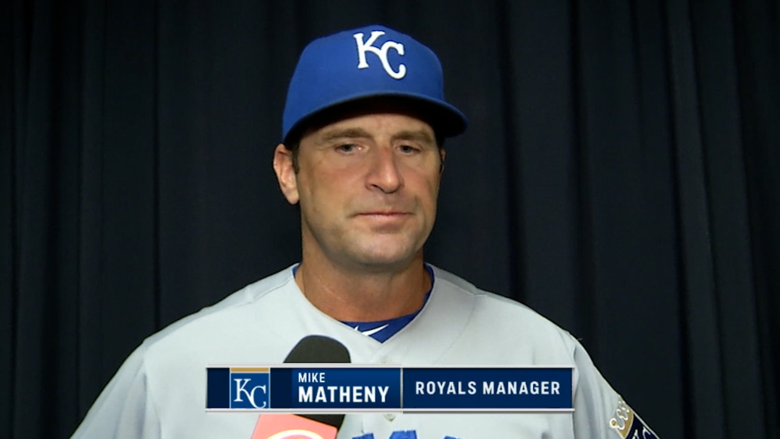 Royals' Matheny chooses not to challenge key play in victory