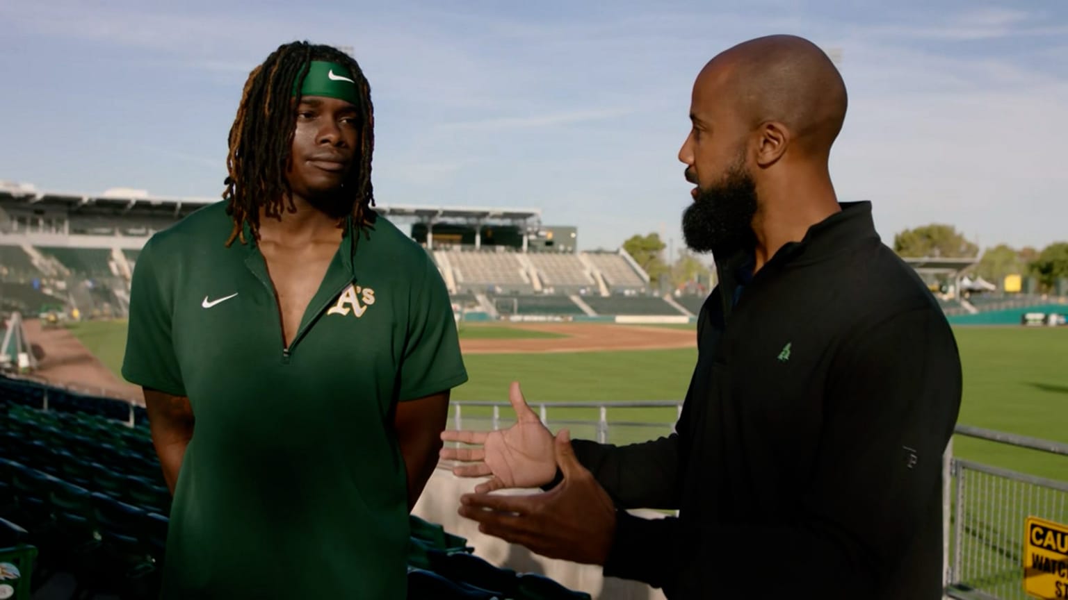 Lawrence Butler discusses talented young A's 03/13/2024 Oakland