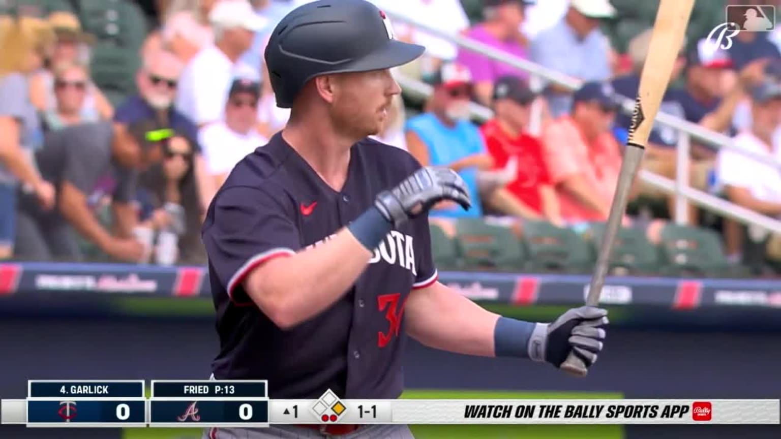 Kyle Garlick crushes a two-run home run to left field | 03/25/2023 ...