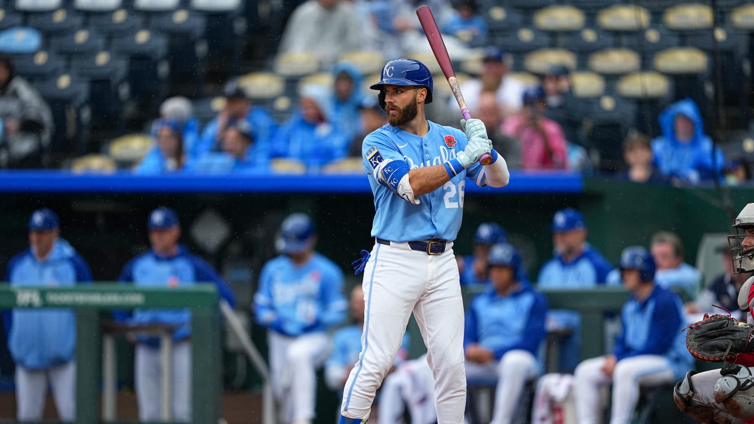 John Rave's first career walk | 05/26/2025 | Kansas City Royals