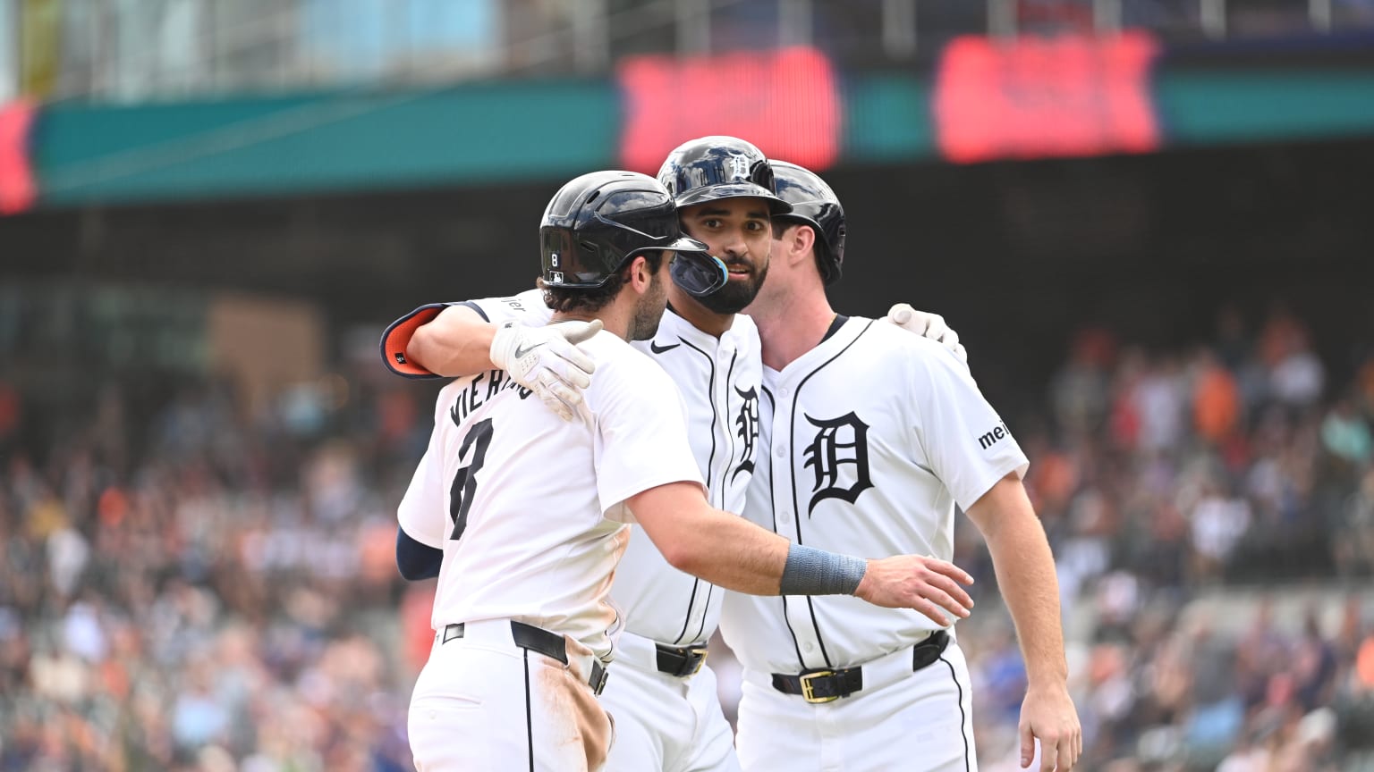 Tigres anotan 5 en el 1ro 23/06/2024 Los Tigers de Detroit