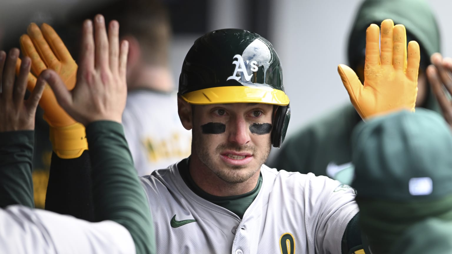 Brent Rooker hits a solo home run to left | 04/21/2024 | Athletics
