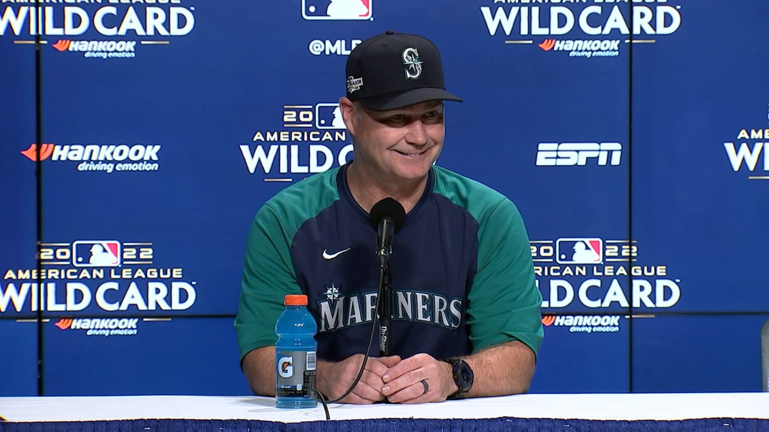 Scott Servais on Mariners in Wild Card Series 10/06/2022 Seattle