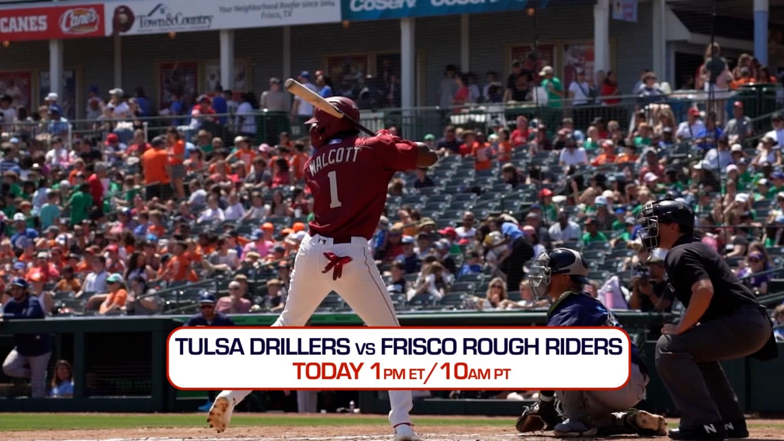 Watch Tulsa Drillers vs. Frisco Rough Riders | 06/23/2025 | Texas Rangers
