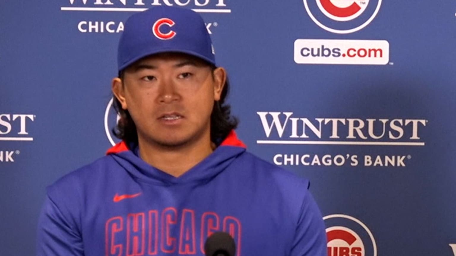 Shota Imanaga discusses his win vs. the Padres | 04/04/2025 | Chicago Cubs