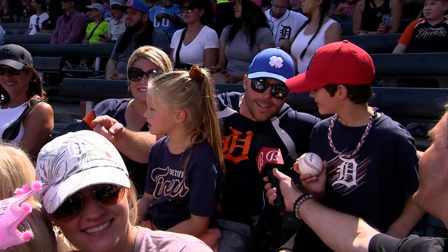 Tigers broadcast interviews fans who caught homer | 09/15/2024 ...