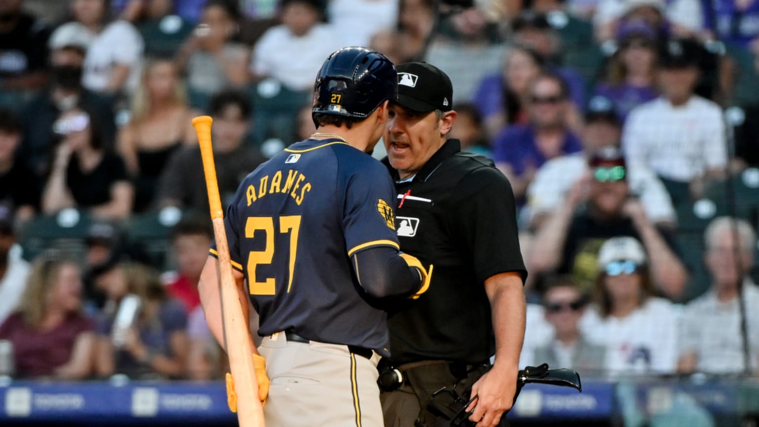 Willy Adames gets ejected in 5th | 07/03/2024 | Milwaukee Brewers