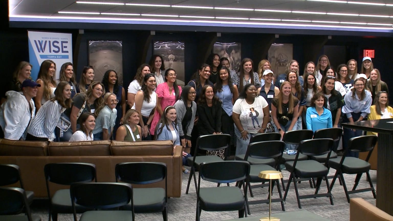 Rays celebrate their first Women in Sports Day | 04/22/2026 | Tampa Bay ...