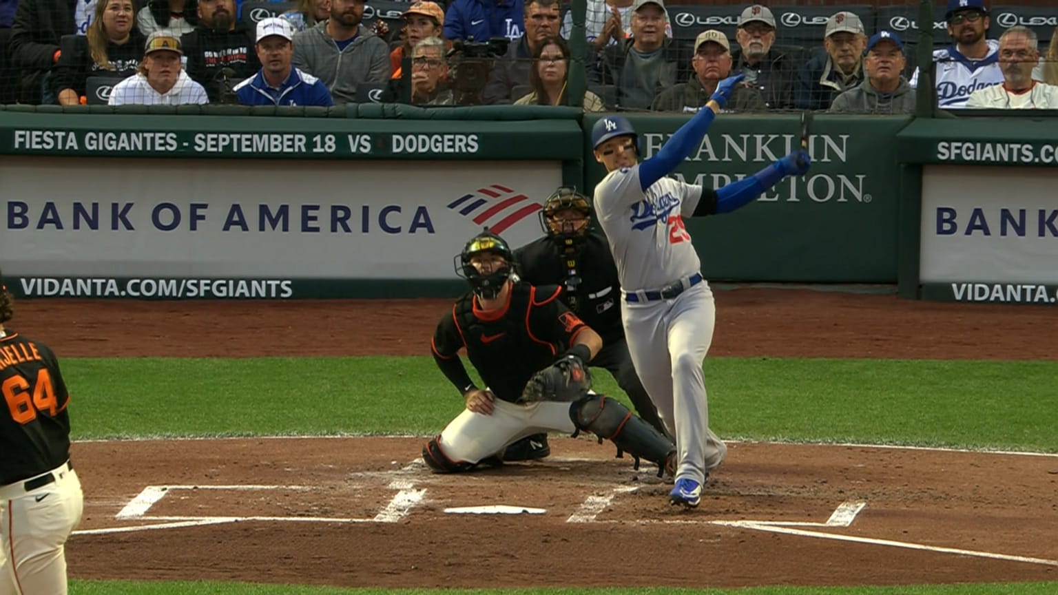 Kiké Hernández hits three-run homer as Dodgers beat Giants 5-2 for third  straight 100-win season – NBC Los Angeles