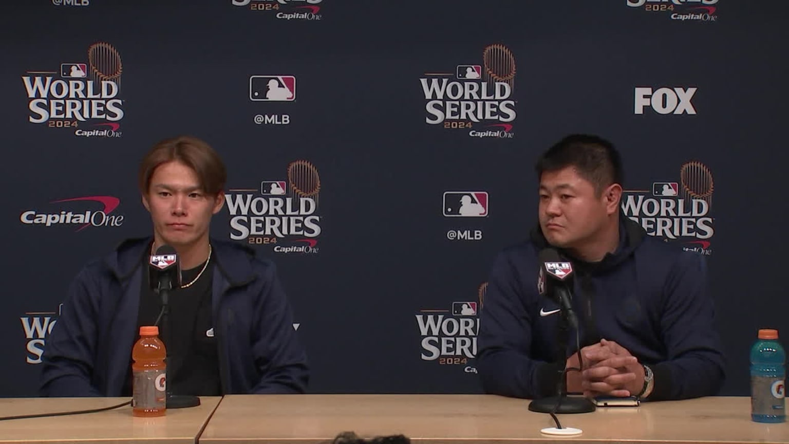 Yoshinobu Yamomoto on Dodgers' WS Game 2 win 10/26/2024 Los Angeles