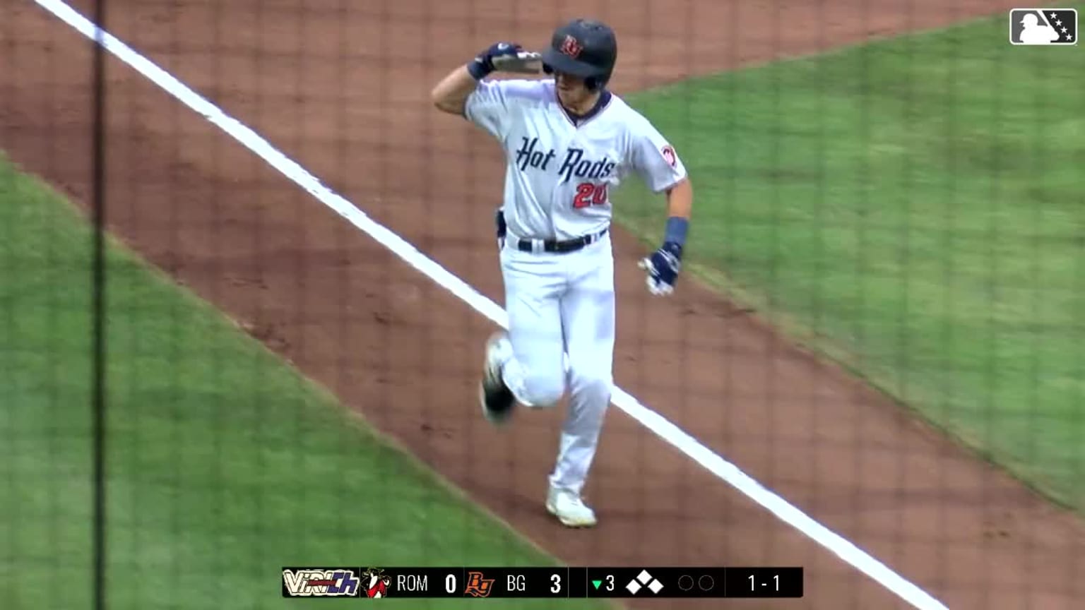 Brayden Taylor's solo homer 05/07/2024 Los Guardians de Cleveland