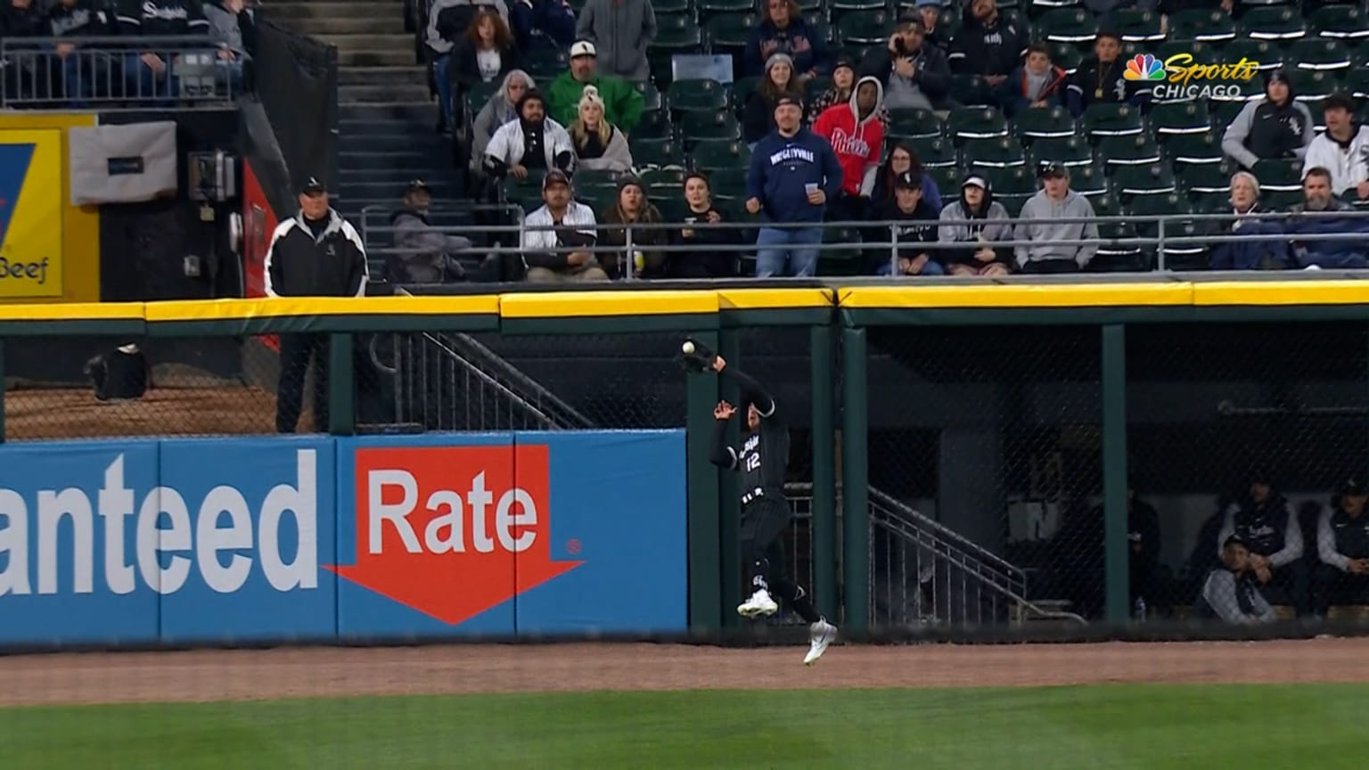 Romy González Makes An Athletic Leaping Grab In Left 04 18 2023