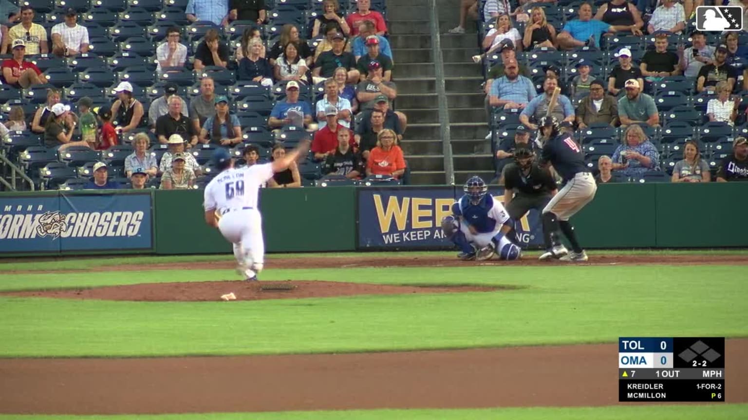 John McMillon works a scoreless outing 07/12/2024