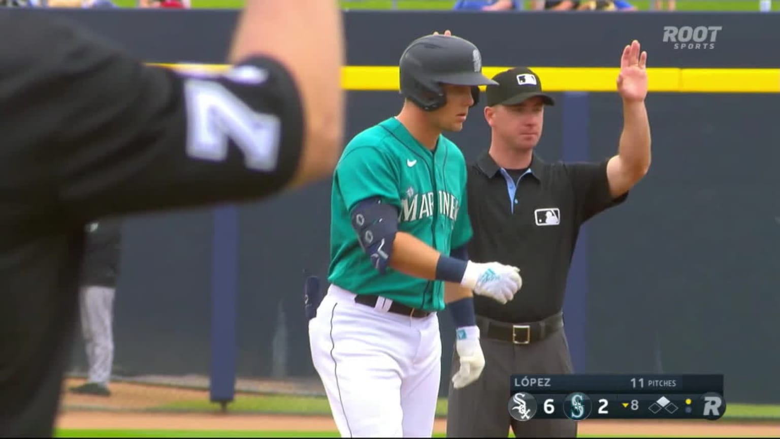 Zach DeLoach's RBI double 03/19/2023 Seattle Mariners