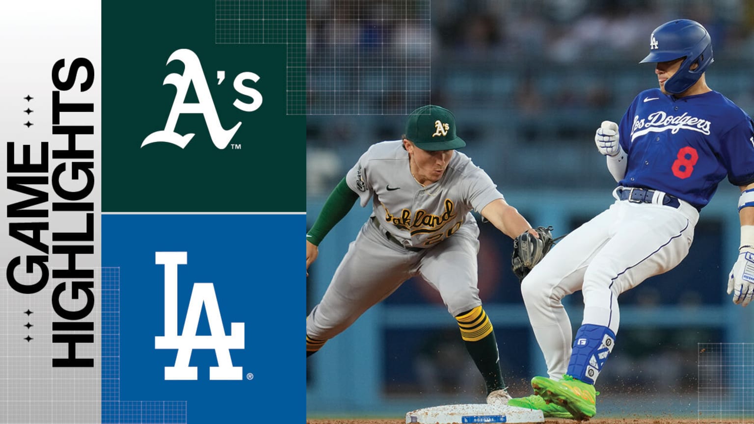 Athletics vs. Dodgers Highlights 08/03/2023 Los Angeles Dodgers