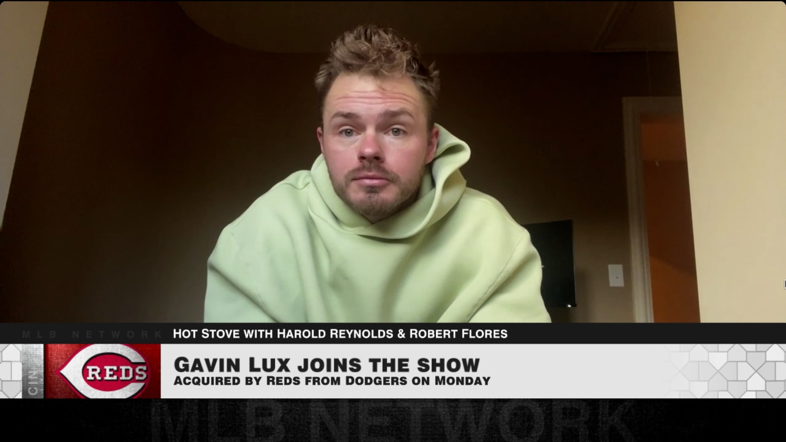 Gavin Lux discusses being traded to Cincinnati | 01/08/2025 ...