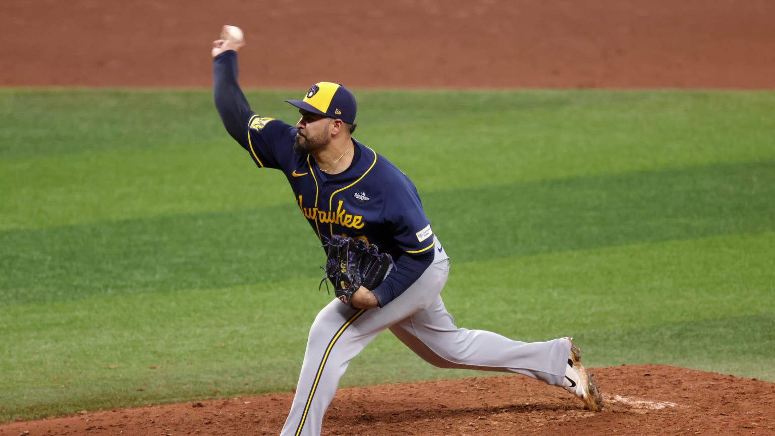 Antonio Senzatela poncha a Jonny DeLuca | 26/10/2026 | Los Brewers de ...