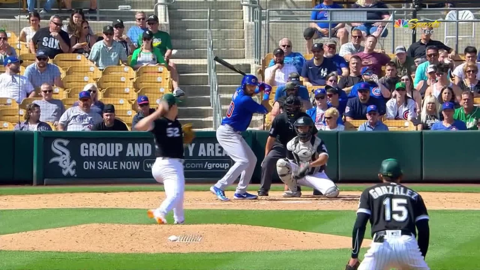 Edwin Ríos hits a solo home run to right field | 03/17/2023 | Chicago Cubs