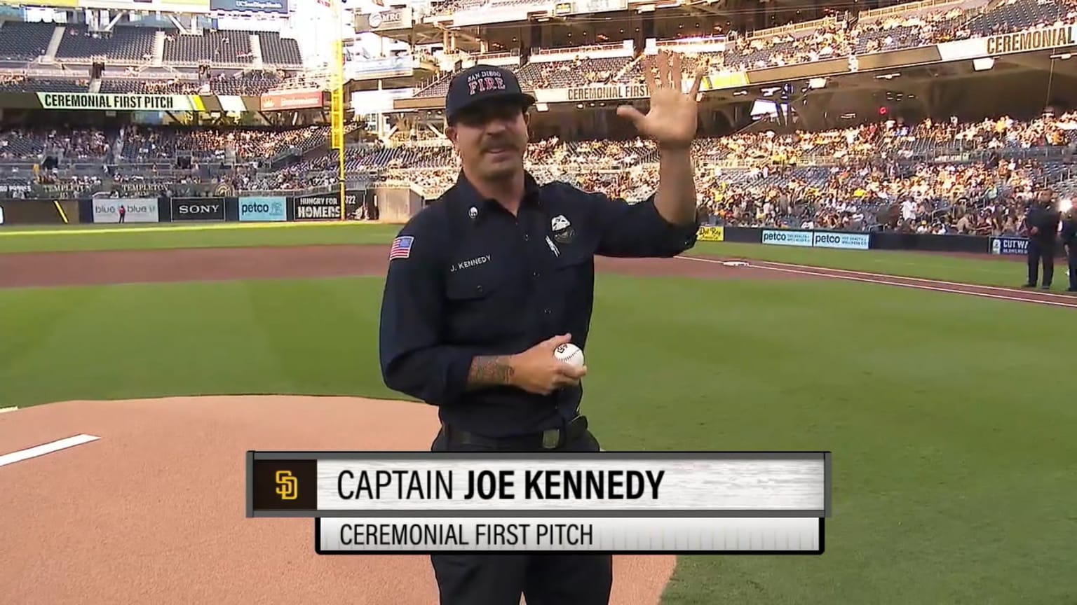 LAFC Ceremonial First Pitch 