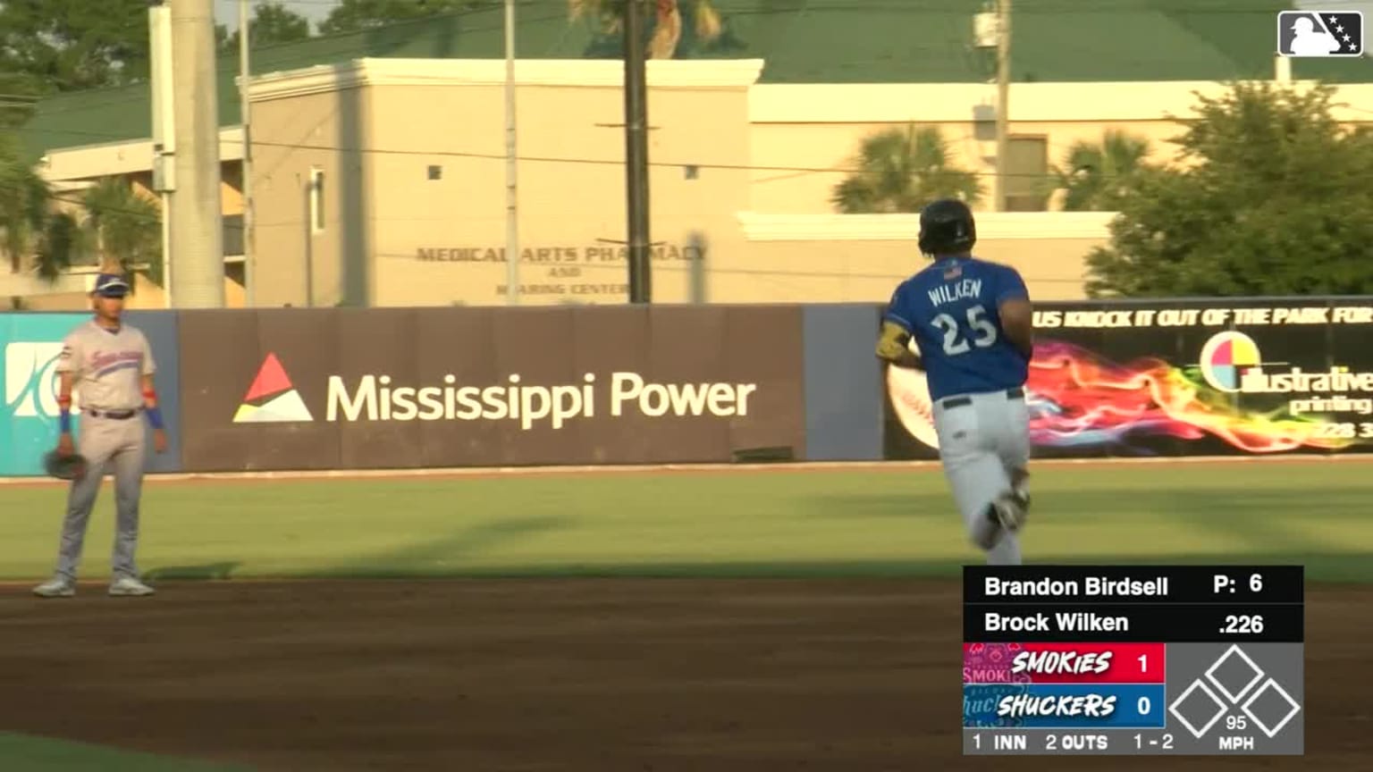 Brock Wilken clubs a solo home run 06/14/2024 Milwaukee Brewers