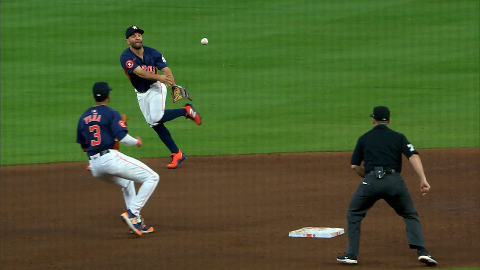 Astros' middle infield turns slick double play | 04/02/2024 | Houston ...