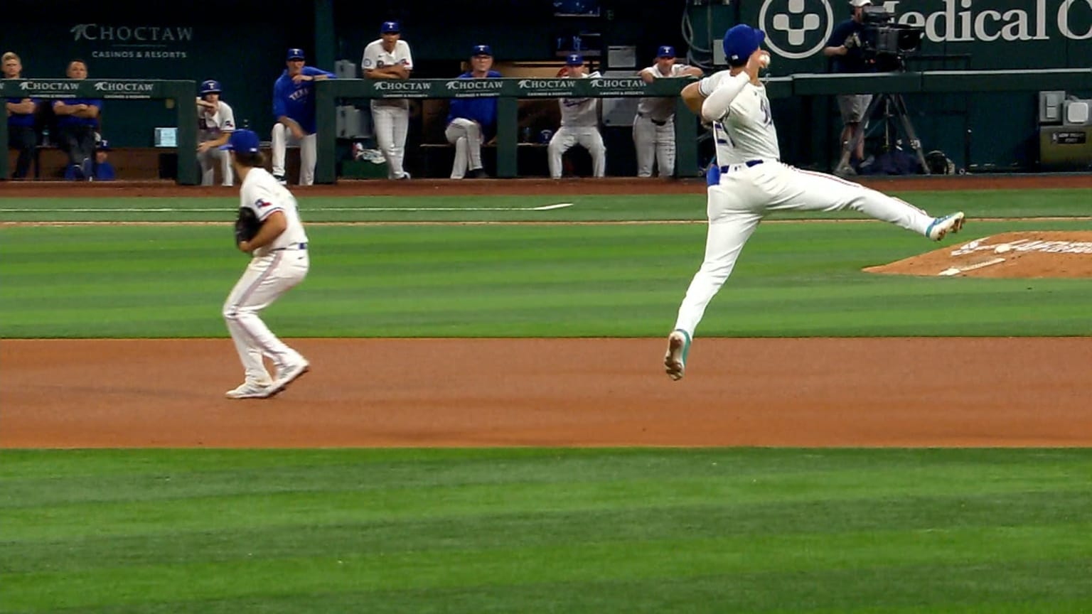 Jonathan Ornelas' spectacular jump throw | 07/23/2024 | MLB.com
