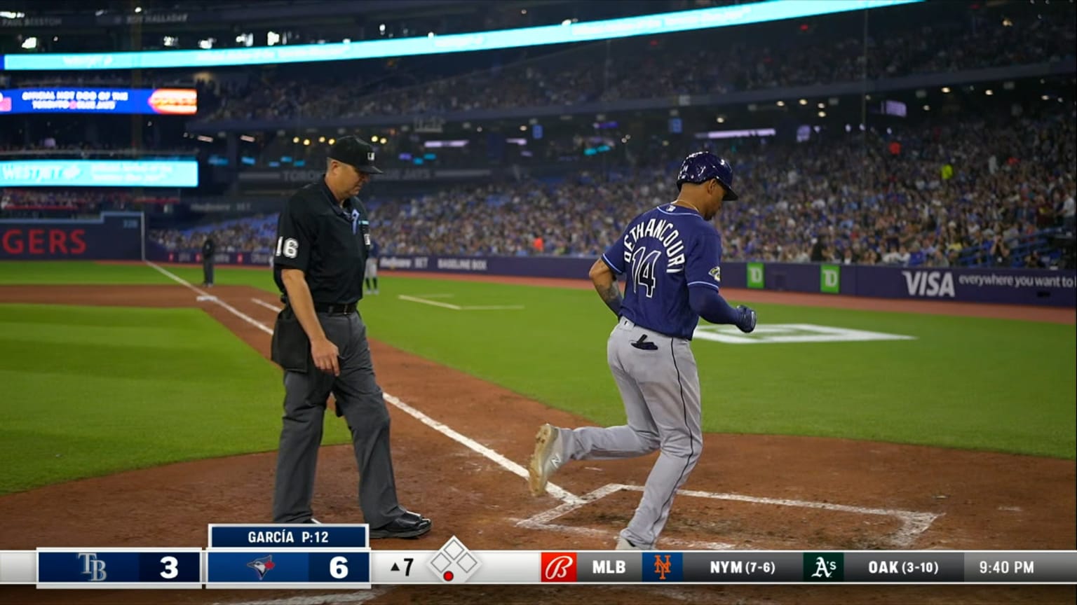 Rays hit backtoback home runs 04/14/2023 Tampa Bay Rays