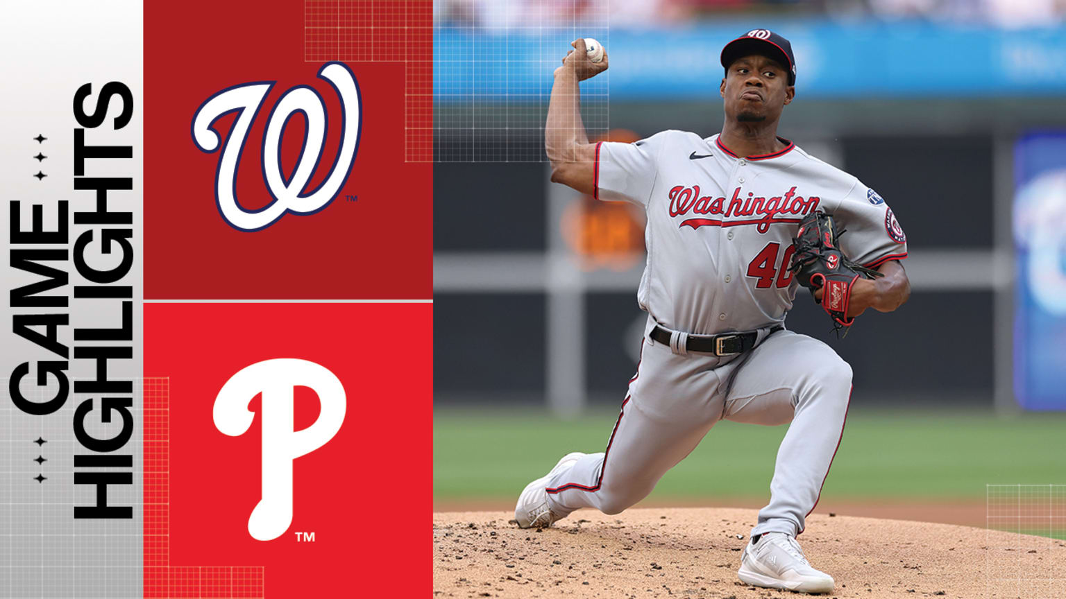 Nationals vs. Phillies Highlights 06/30/2023 Washington Nationals