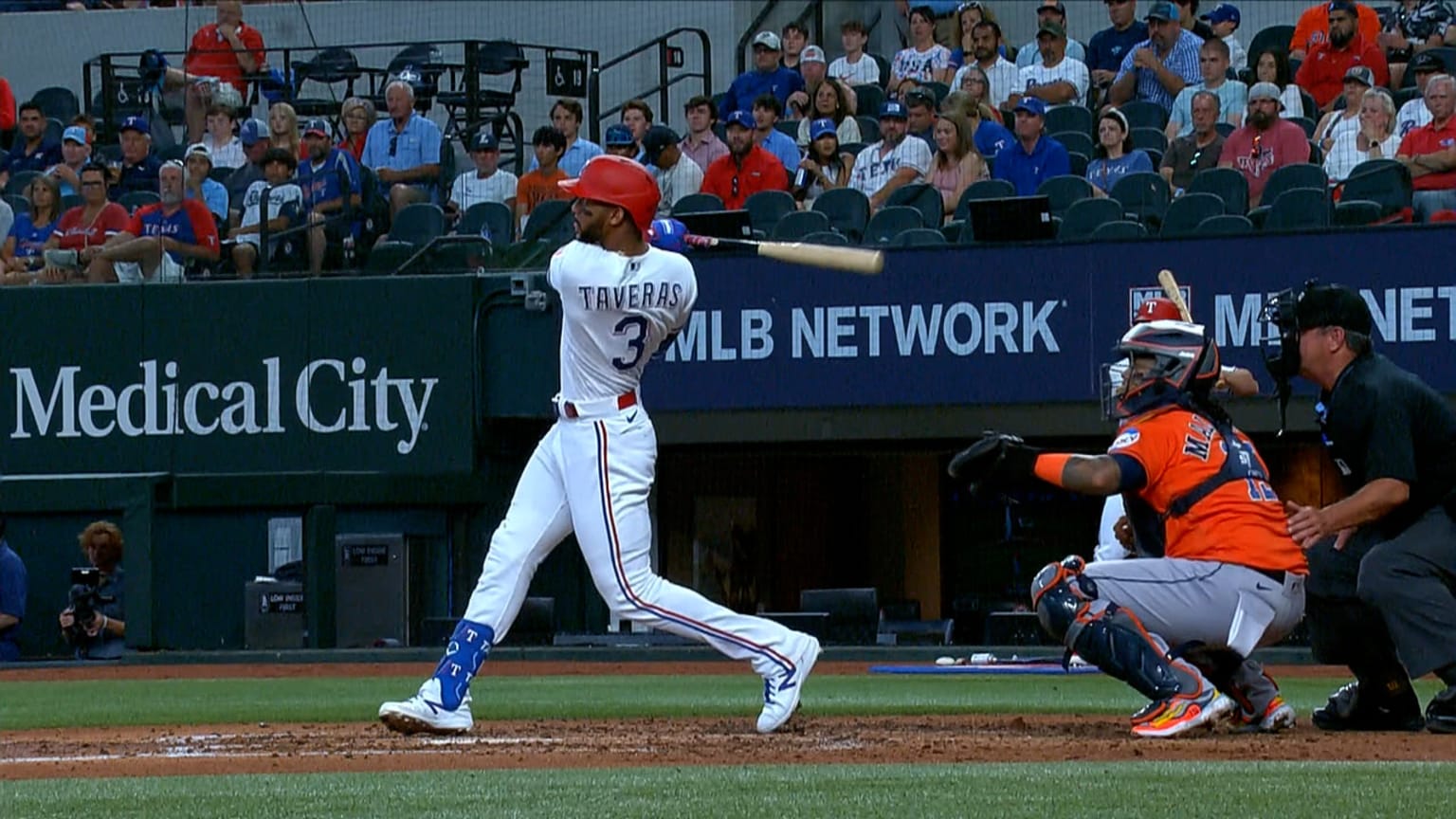 Leody Taveras homers to right-center in the 3rd | 07/03/2023 | Texas ...