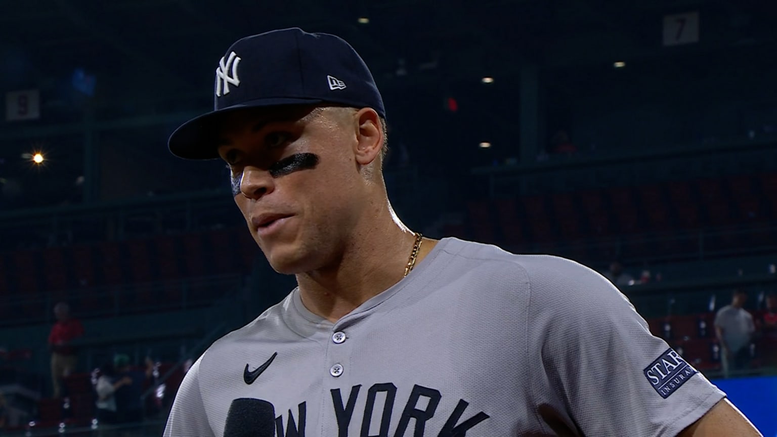 Aaron Judge discusses his big game against Red Sox 07/27/2024 New