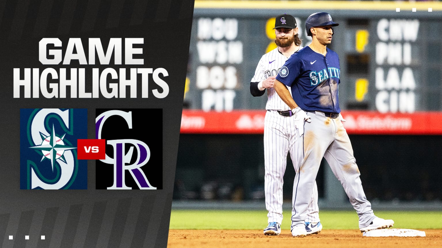 Mariners vs. Rockies Highlights Game 2 04/21/2024 Seattle Mariners