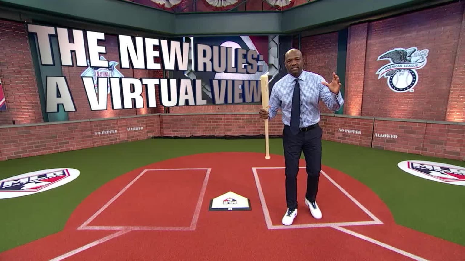 Harold Reynolds demos new rules 03/30/2023 New York Mets