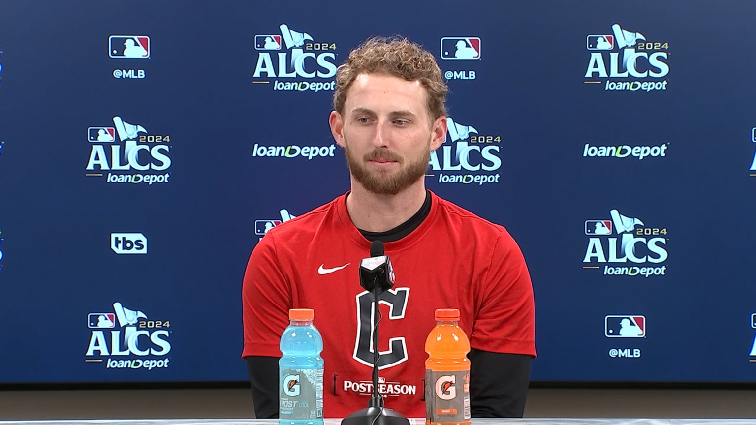 Tanner Bibee on getting the start in Game 5 10/18/2024 Cleveland