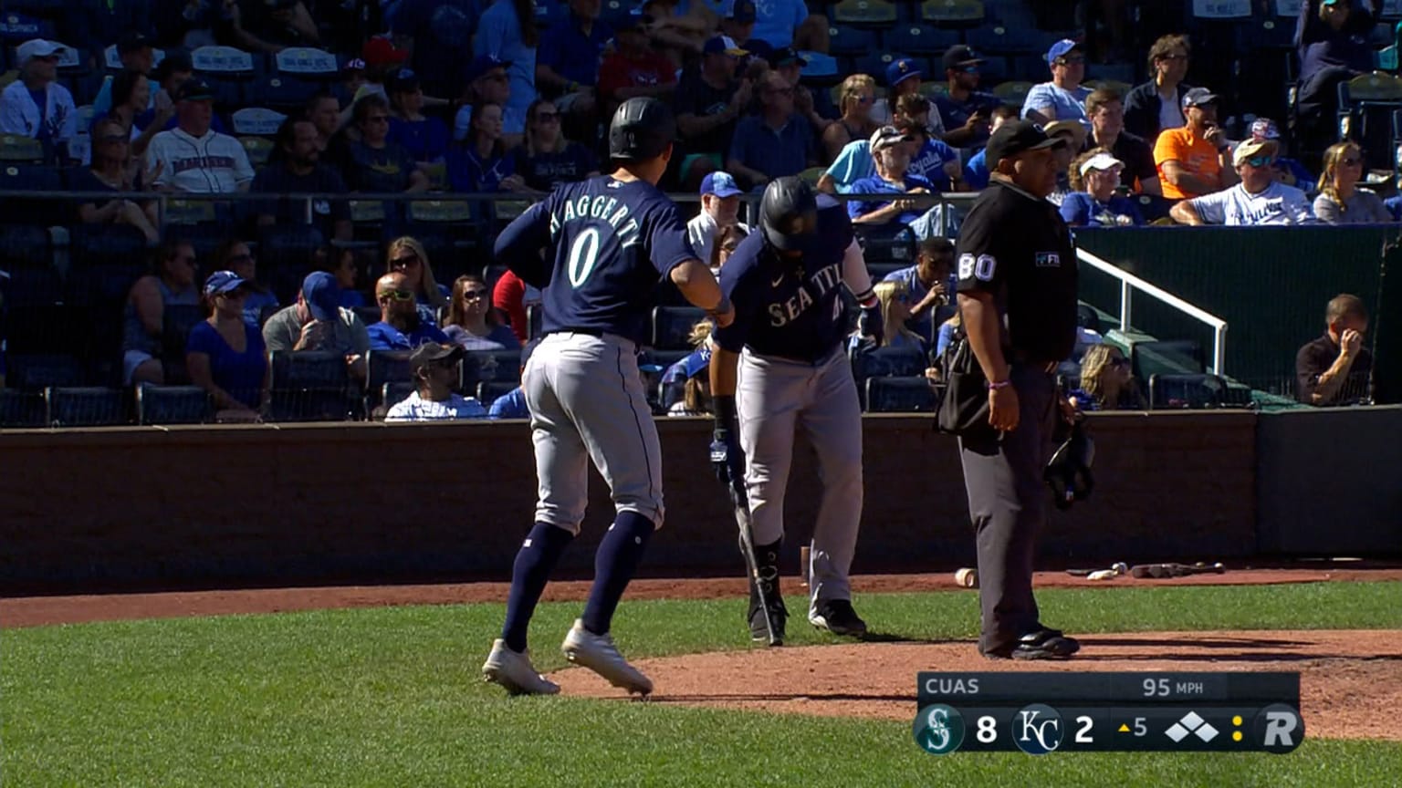 Mariners score 8 runs in 5th 09/25/2022 Seattle Mariners