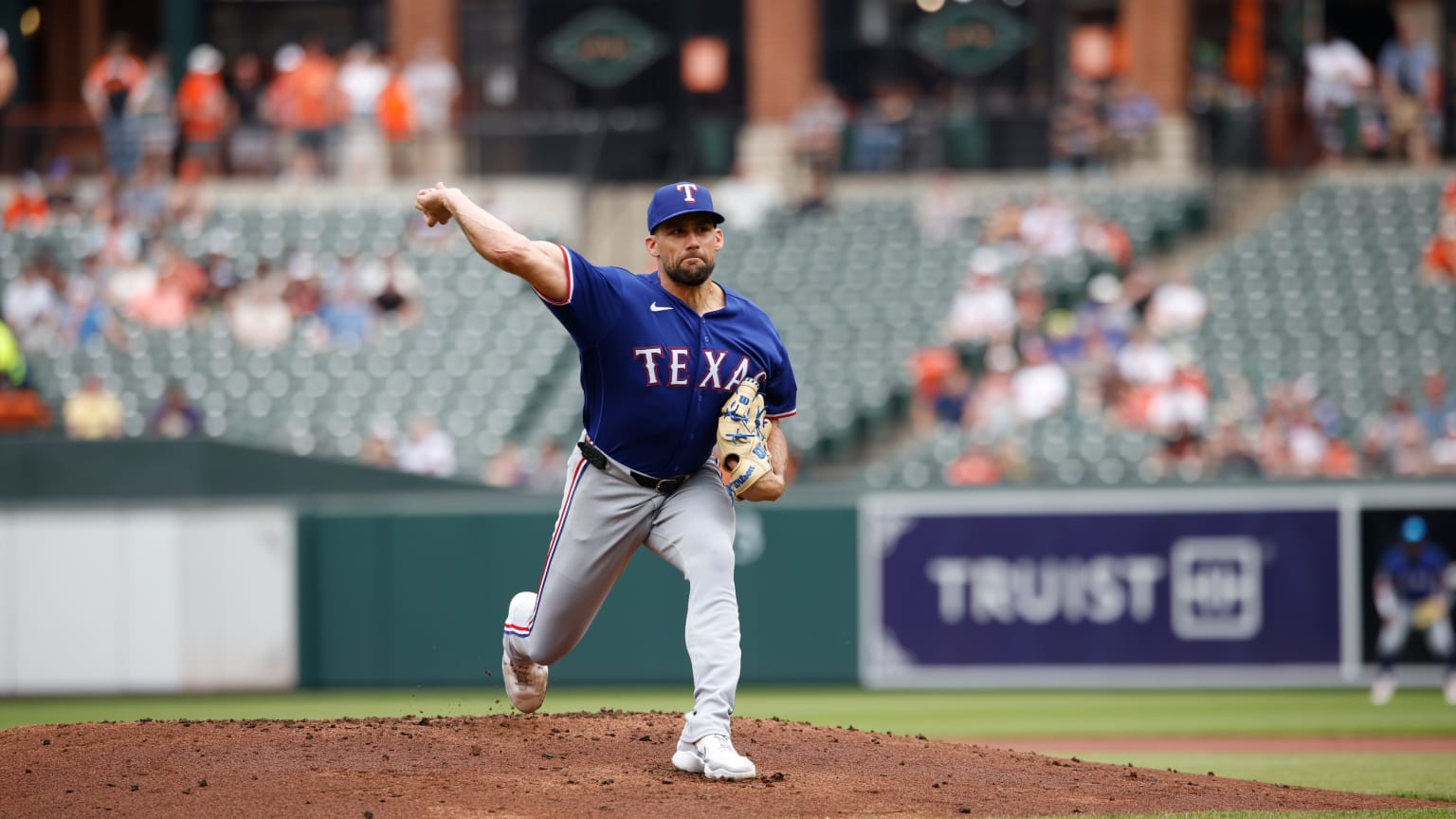 Nathan Eovaldi poncha a Coby Mayo en el 1ro | 01/04/2026 | Los Rangers ...