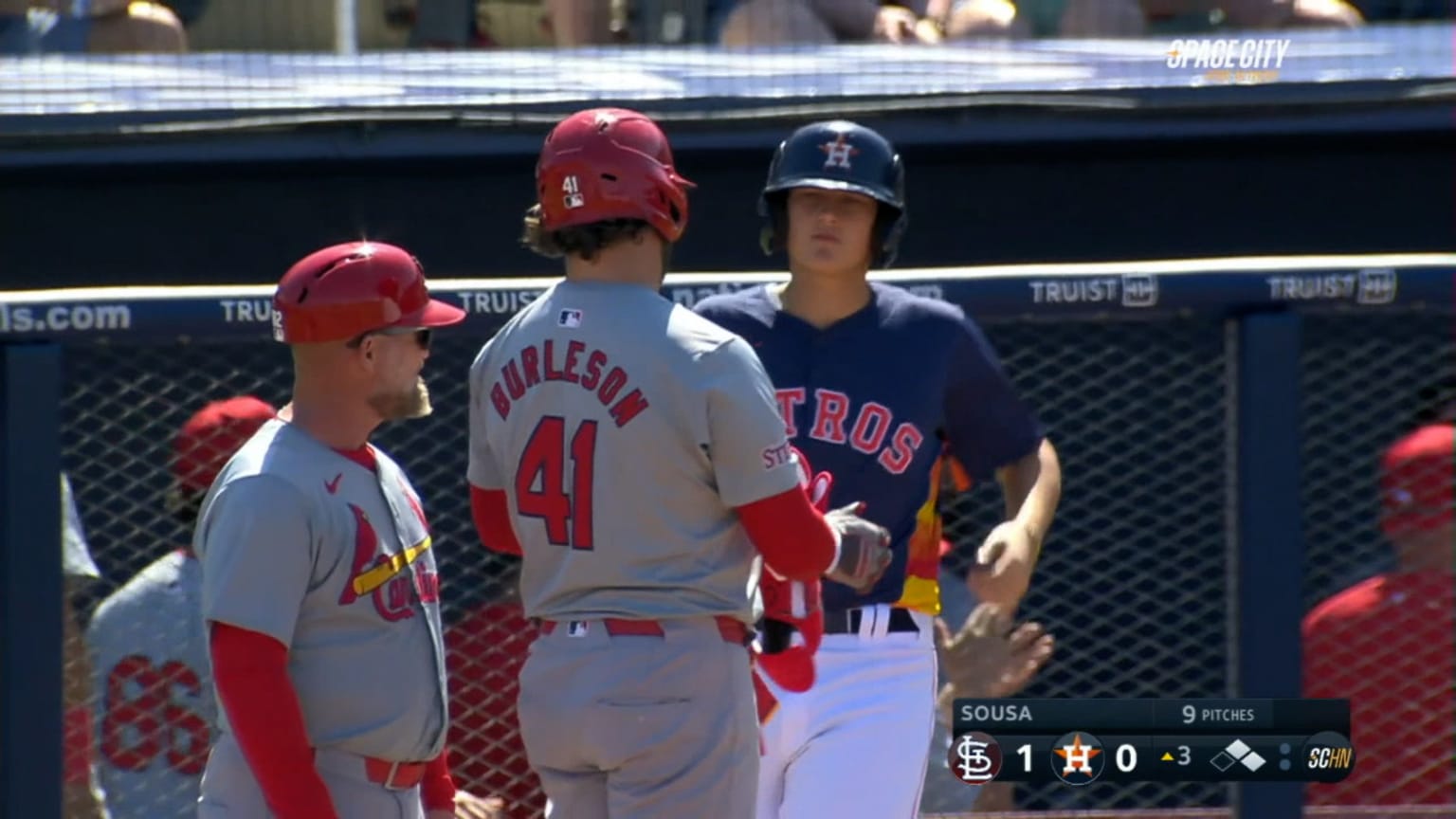 Alec Burleson hits an RBI single | 02/25/2024 | St. Louis Cardinals