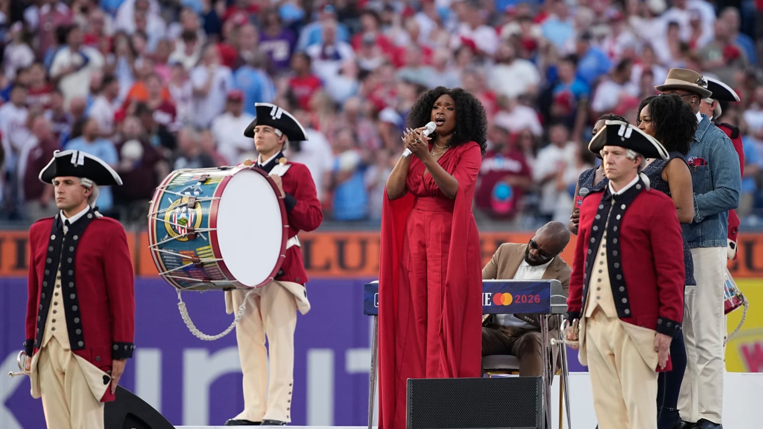 Jennifer Hudson sings America The Beautiful | 07/14/2026 | MLB.com
