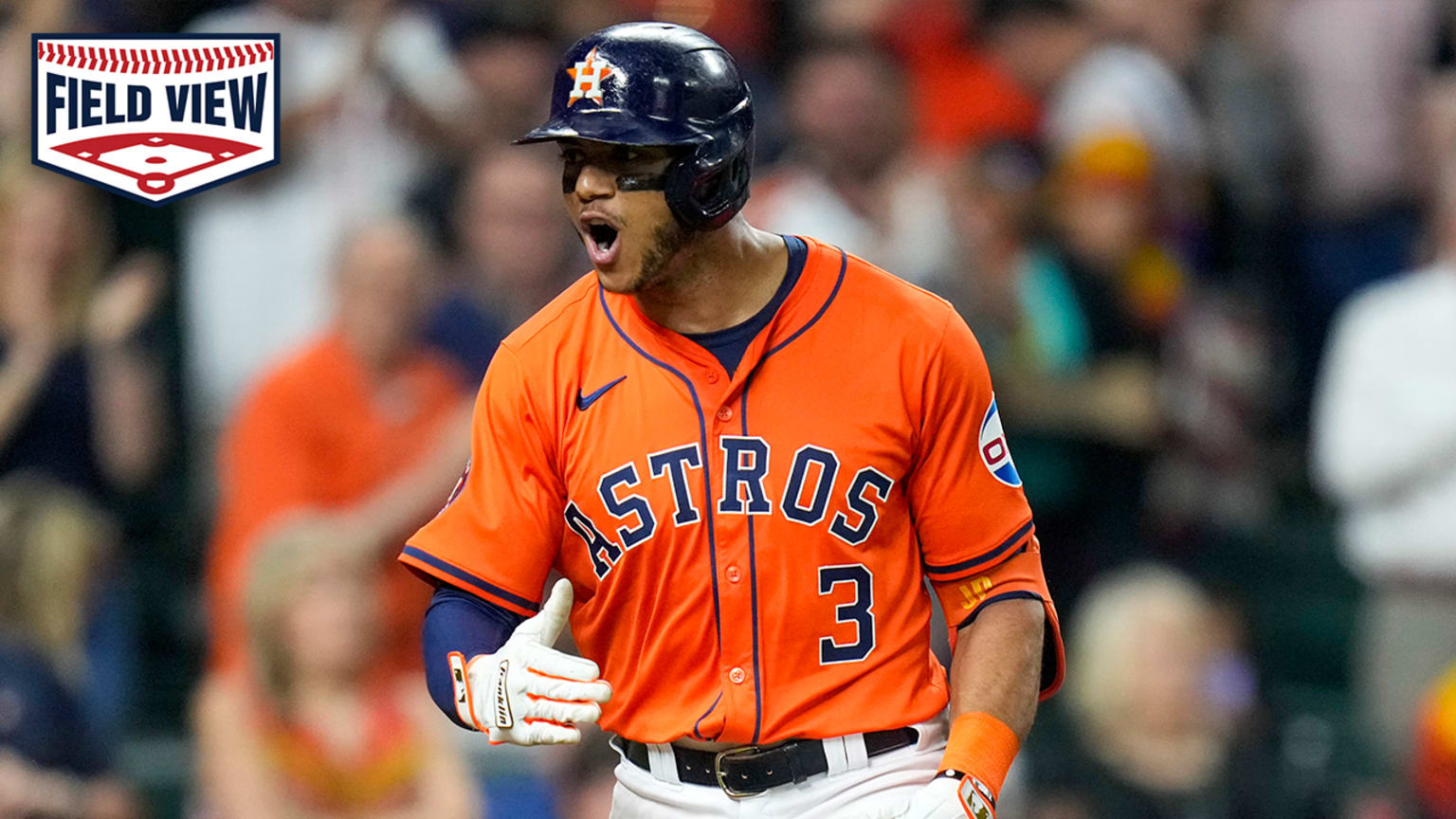Field View Jeremy Peña's big threerun homer 05/17/2024 Houston Astros