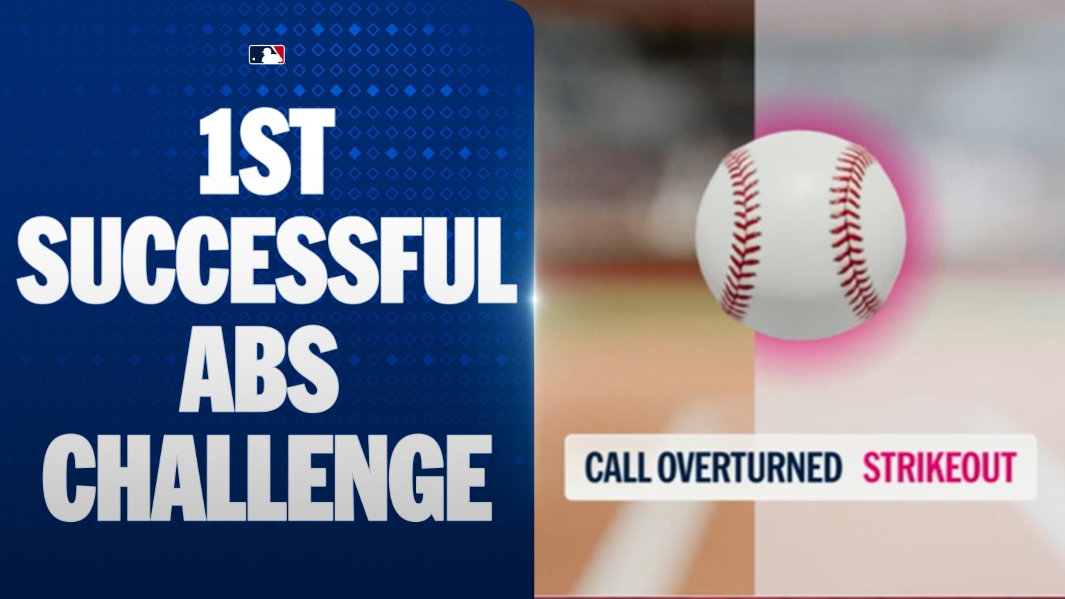 First successful ABS challenge in MLB history | 03/26/2026 | New York Mets