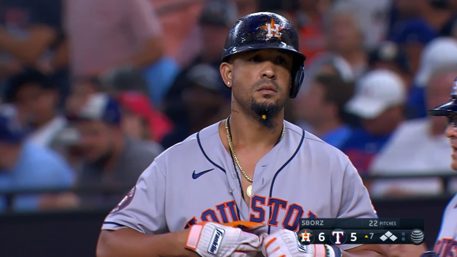 José Abreu walks with bases loaded 09/04/2023 Houston Astros