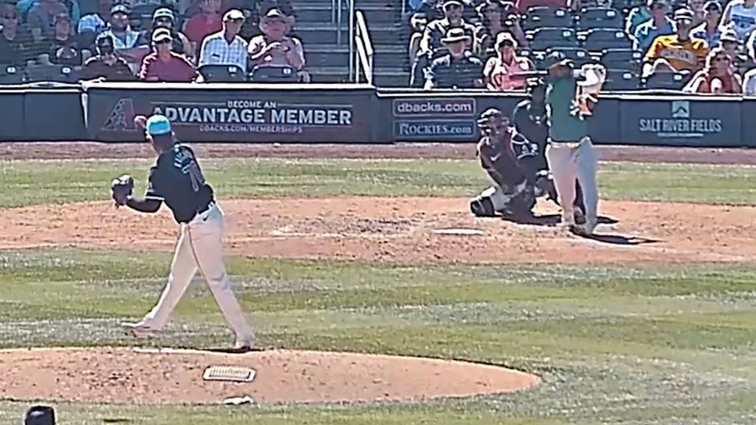 Miguel Andujar plates two runs with a double 03/11/2024 Oakland
