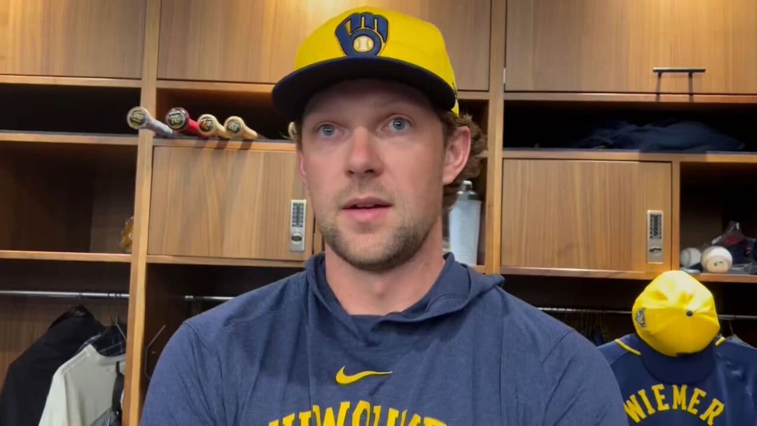 Rhys Hoskins talks start of Spring Training, Brewers | 02/17/2024 ...