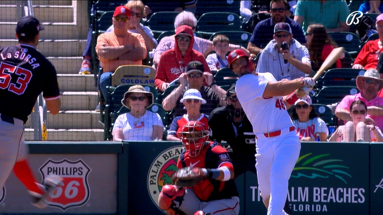 Paul Goldschmidt drills an RBI double to left field 03/11/2024 St